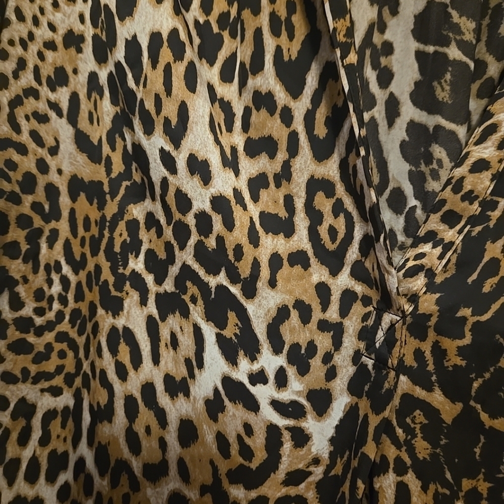 Zadig & Voltaire Tink Leopard Satin Blouse L - Picture 3 of 6